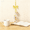 Yellow, variant on Spring New Artificial Flowers Arrival Easter Egg Garland - Foam Wrapped Paper Eggs & Bunny Decorations, Festive Hanging Ornaments for Easter Party,Orange
