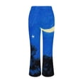 thumbnail image 5 of Bovemsi Wide Leg Pants Woman 2025 New Summer Flower Lightweight And Loose Casual Colorful Imitation Jeans Travel Pants, 5 of 9