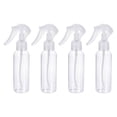 thumbnail image 1 of Unique Bargains 150ml Spray Bottles Refillable Mist Sprayer Plastic Clear 4 Pack, 1 of 4