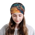 thumbnail image 6 of Vsdgher Celestial Stag Cosmic Glow Slouchy Beanie Hat for Men/Women, Skull Cap Chemo Cap Night Sleeping Cap, 6 of 8