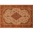 thumbnail image 1 of Ahgly Company Indoor Rectangle Medallion Orange Traditional Area Rugs, 8' x 12', 1 of 1