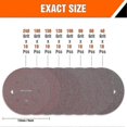 thumbnail image 3 of unique 125mm Sanding Discs Mixed Grit 40/60/80/100/120/150/180/240 Sanding Paper 80 Pieces 8 Holes Sanding Disc For Orbital Sander, 3 of 5