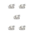 thumbnail image 3 of kurtrusly Premium Studded Belt All-match Unique Gift Various Size Metal Punk Rivet Belt For Men And Women Women Riveted Metal Belt white 110cm 5Set, 3 of 6