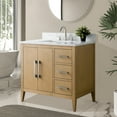 thumbnail image 2 of Vanity Art 36" Single Sink Bathroom Vanity Cabinet with Engineered Marble Countertop, 2 of 9