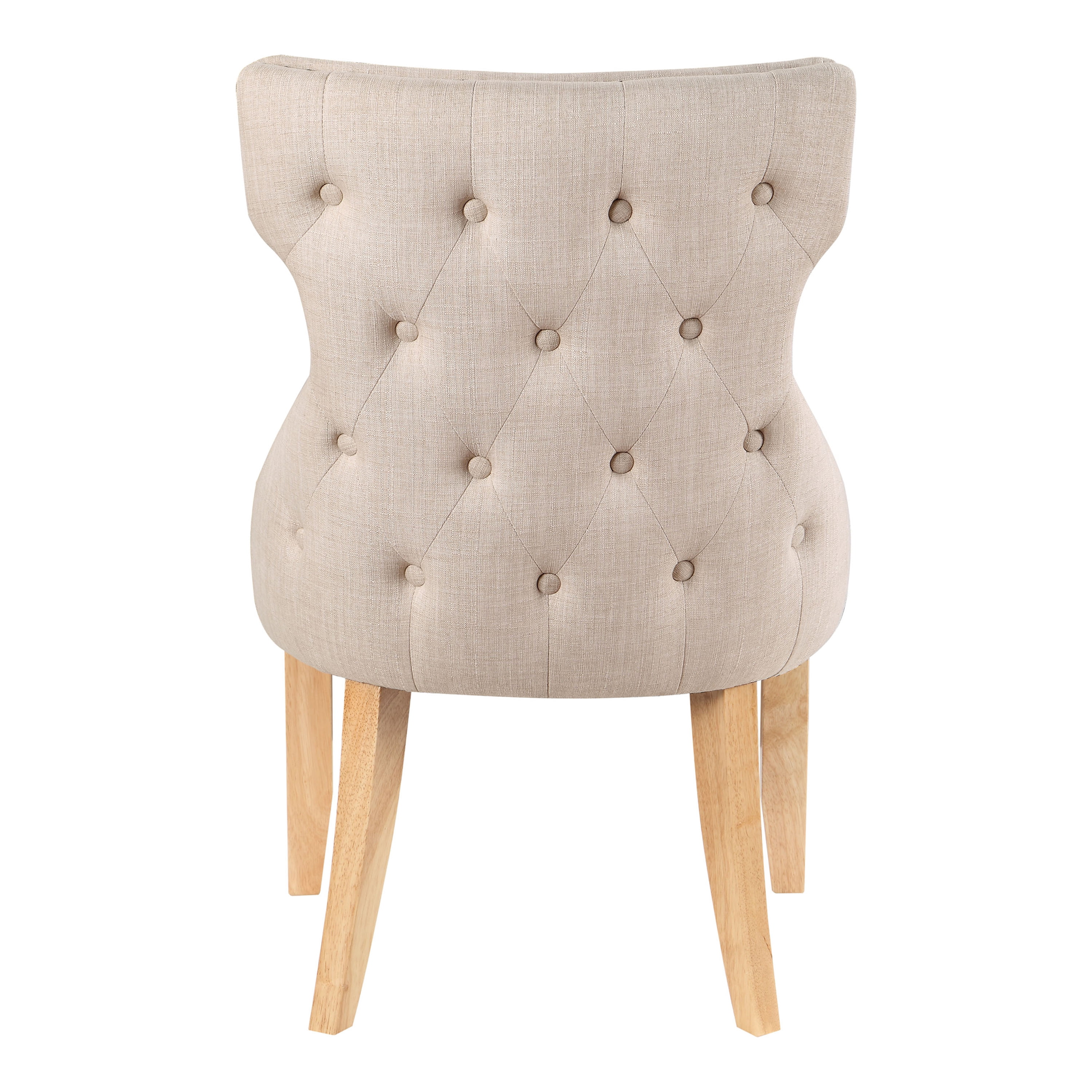 Furniture of America Taryn Upholstered Wood Ivory Side Chairs (Set of 2)