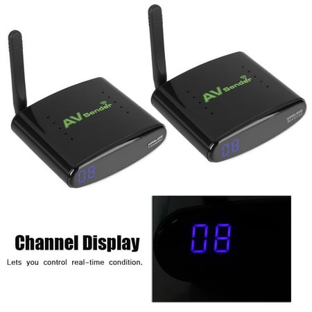 Zerone 24-channel 5.8GHz Wireless HDMI Transmitter Data Transmission AV Sender Anti-interference  Receiver For TV,