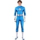 thumbnail image 1 of Fantástico overol invisible para cosplay, disfraz azul invisible, traje de Halloween para adultos con cinturón, uniforme de equipo, 1 of 3