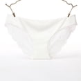 thumbnail image 1 of Braguitas sexys de encaje de cintura baja para mujer, ropa interior sin costuras Ice Sik para mujer, 1 of 6