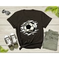 thumbnail image 5 of Cool Soccer Ball Silhouette Soccer Sports Team Games T-Shirt Soccer Player Gift T Shirt for Men Women Kids Boys Girls Soccer Graphic Tshirt, 5 of 8
