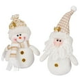 thumbnail image 5 of Fridja Snowman Plush Dolls Christmas Plush Toys Santa Claus Doll Reindeer Plush Christmas Decorations Cute Plushies for Adults Kids, 5 of 6