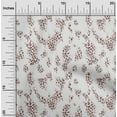 thumbnail image 2 of oneOone Georgette Viscose Brown Fabric Animals Craft Projects Decor Fabric Printed By The Yard 42 Inch Wide, 2 of 6