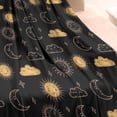 thumbnail image 3 of Black Sun Moon Cloud Pattern Blanket,Comfortable Soft Flannel Throw Blanket,All Season,Warm Lightweight Blankets for Sofa Bed Couch Living Room Chair,30"x40", 3 of 4