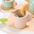 thumbnail image 2 of Juego de té de madera de 15 piezas para niñas pequeñas, juguetes de madera, juego de té para niños pequeños, accesorios de cocina, juego de comida para fiesta de té para niños, 2 of 5