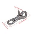 thumbnail image 3 of 2 X purse backpack swivel eye spring snap hook lobster clasps clip, 3 of 3