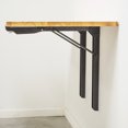 thumbnail image 2 of Buffalo Corp Sportsman Series Wall Mounted Folding Workbench Steel, Hardwood, 2 of 7