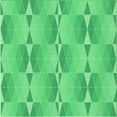 thumbnail image 1 of Ahgly Company Machine Washable Indoor Square Transitional Lime Mint Green Area Rugs, 6' Square, 1 of 7
