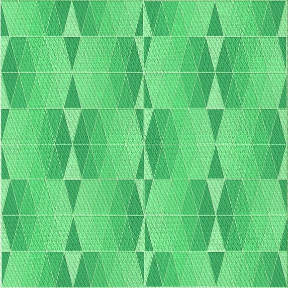 Ahgly Company Machine Washable Indoor Square Transitional Lime Mint Green Area Rugs, 6' Square