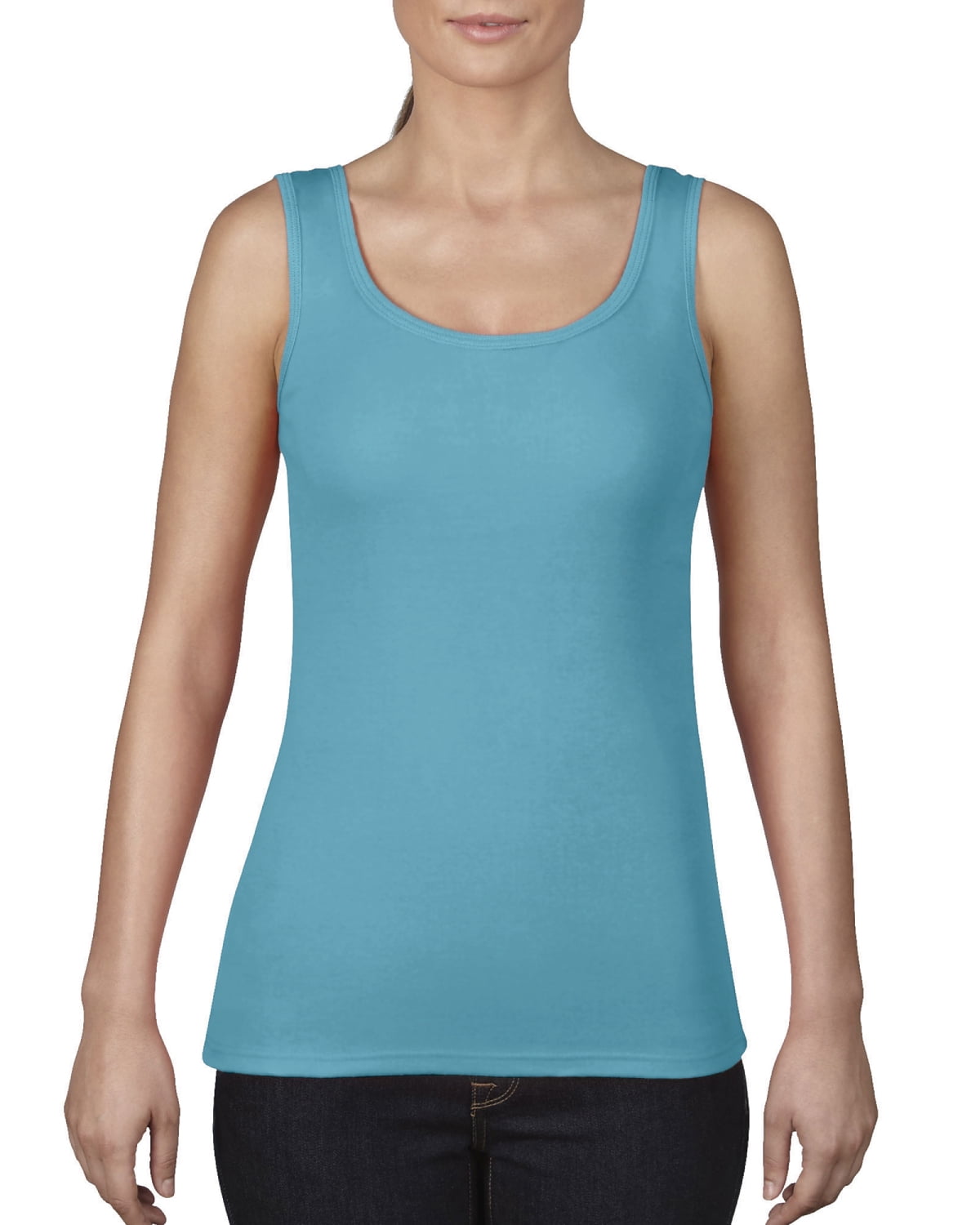 COMFORT COLORS - The Comfort Colors Ladies' Midweight Tank - LAGOON