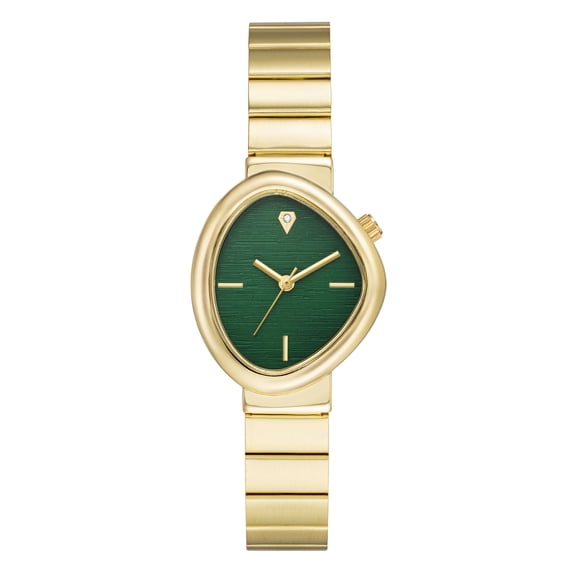 Time & Tru Women's Gold-Tone Wristwatch