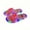 A-Pink44, variant on Women's Jelly Slides Sandals Light Up Summer Soft Flat Bottom Slides Stylish Party Beach Shoes