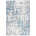 thumbnail image 2 of SAFAVIEH Amelia Tucker Trellis Area Rug, Gray/Blue, 9' x 12', 2 of 10