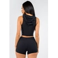 thumbnail image 2 of Two-Piece Tie Dye Cropped Hoodie  Shorts Set, 2 of 5