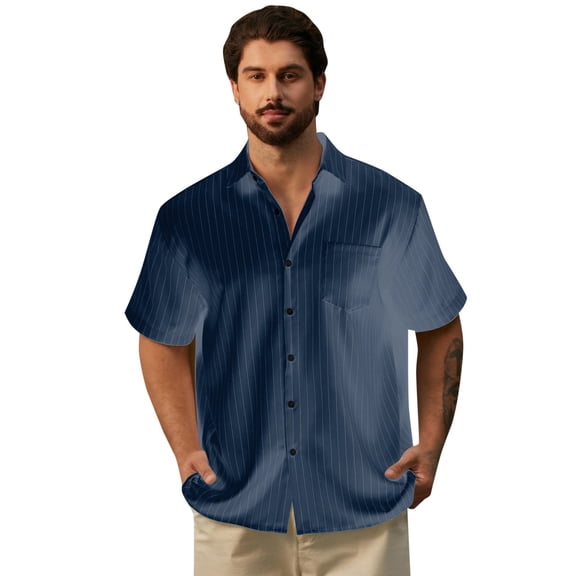 Mens Hawaiian Shirt, Short Sleeves Lapel Button Down Graphic Short Sleeve Blouse Hop Pattern Funny Hawaiian Shirts Button Down Dressy Casual Tops