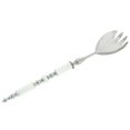 thumbnail image 3 of GlassOfVenice Italian Murano Glass Salad Fork - Silver White, 3 of 5