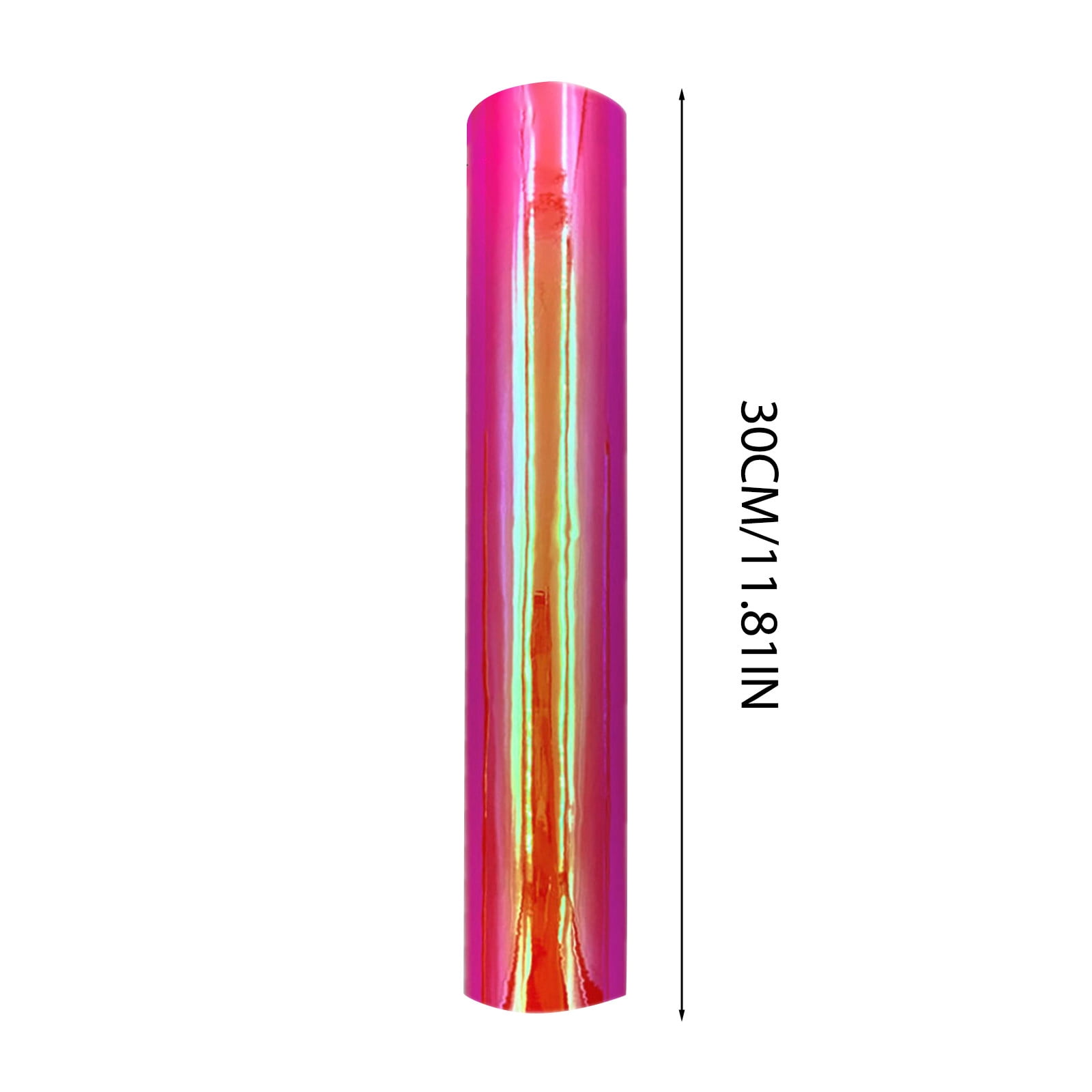 MORESEC 4Pcs Holographic Color Changing Heat Transfer Vinyl Roll 30x100cm, Iridescent Iron On Film for T Shirt Fabric, DIY Self Adhesive Vinyl for Clothing Decoration