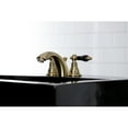 thumbnail image 4 of Kingston Brass KB957AKLSB Duchess Mini-Widespread Bathroom Faucet, Brushed Brass, 4 of 5