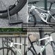 thumbnail image 5 of Candado en U para bicicleta ROCKBROS de alta resistencia con cable de 1,2 m y llaves, 5 of 7