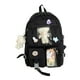 thumbnail image 5 of Mochila escolar Salvador para adolescentes niñas mujeres para ordenador portátil negro, 5 of 9