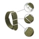 thumbnail image 3 of Correa de reloj de nylon - Correas de reloj militar de una pieza de nylon balístico impermeable para hombres y mujeres - 18 mm, 3 of 5