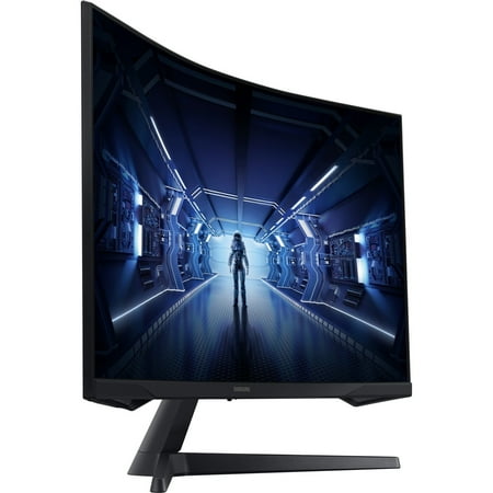 Samsung - Odyssey G5 32" LED Curved WQHD FreeSync Monitor with HDR (HDMI) - Black