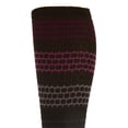 thumbnail image 5 of Sierra Socks Women's Slouch or Knee High Geometric Patterned Organic Cotton Socks (Brown, 2 Pairs), 5 of 6