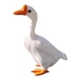 thumbnail image 1 of DYNWAVECA Artificial Feather Goose Statue Prop Housewarming Simulation Animal Figurine 15cmx20cm, 1 of 10
