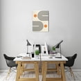thumbnail image 7 of Fashionable Mid-Century Modern Sun and Moon Canvas Print - 12x16inch Wall Art, Perfect Boho Decor for Home Office, Living Room, Bedroom, Kitchen, or Bathroom, 7 of 7