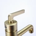 thumbnail image 6 of Single Hole Bathroom Sink Faucet, Deck Mounted Solid Brass Basin Faucet, 6 of 8