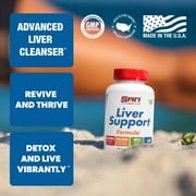 SAN Nutrition Liver Support Formula with Milk Thistle, Dandelion Rood, and Artichoke Extracts for Natural Detoxification, 100 Count