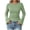 Green, variant on Womens Long Sleeve Shirts Zaewscy Women's Solid Color Sports Casual Long Sleeves Thread Ribbed Daily Top Green XXL