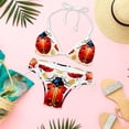 thumbnail image 6 of Seven Starred Ladybird Swimsuit Women Bikinis: Detachable Sponge Adjustable Strap Bikini Set Two-Pack Beach Pool Vacation., 6 of 6