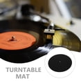 thumbnail image 3 of CTIRCHIU Vinyl Mat Turntable Record Pad Wool Black 1Pcs for Protecting Vinyl Records, 3 of 6