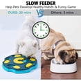 thumbnail image 5 of Juguete dispensador de golosinas para perros, juguetes interactivos de rompecabezas para perros grandes y pequeños, juguetes de estimulación mental para entrenamiento, comedero lento, 5 of 5
