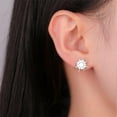 thumbnail image 2 of Dainty Tiny Sun Stud Earrings Sensitive Ears Stainless Steel Minimalist Sunshine Cartilage Tragus Hypoallergenic Piercing Studs Fashion Statement Jewelry Birthday Graduation Gifts For Women Men, 2 of 10