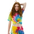thumbnail image 3 of Ben Din Clothing Womens Tie Dye Shorts Swimwear Trunks with Pockets, 3 of 4