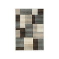 thumbnail image 2 of Superior Modern Geometric Fire Retardant and Anti-Static Indoor Area Rug, 2'x3', Grey, 2 of 7