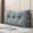 Blue, variant on Triangular Headboard Pillow, Ergonomic Wedge Bolster Cushion with Backrest Support for Twin XL Dorm Beds Sofas and Floor Sitting, 39.4"x15.7"x7.5"