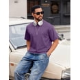 thumbnail image 3 of COOFANDY Men's Cotton T-Shirts Oversized Shirt Short Sleeves Streetwear Loose Fit Summer Tee Tops Washed Basic Unisex Shirts, 3 of 6