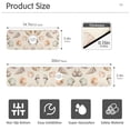 thumbnail image 3 of Yayeee Faucet Mat for Kitchen Sink 30" Diatomite Long Splash Guard Pad, Green Watercolor Seashells, 3 of 7