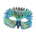 thumbnail image 4 of Halloween Multifunción Media Face Cover for Party Supplies Cosplay Verde, 4 of 8